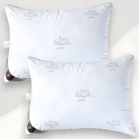 Набір 2 шт подушок SUPER CLASSIC SOFT IDEIA лебединий пух штучний 50х70 см (8-35552)