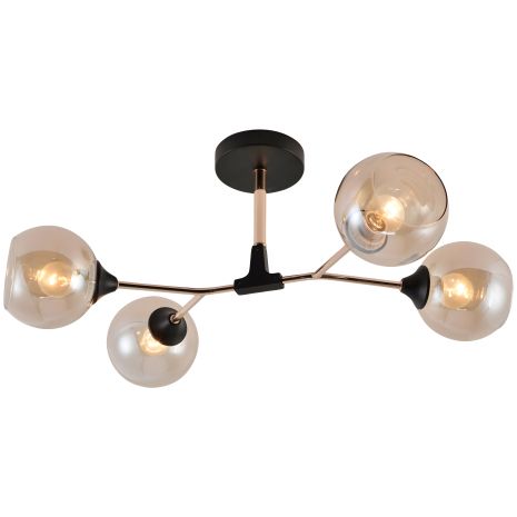 Люстра декоративная V XA1483/4 BK+FGD