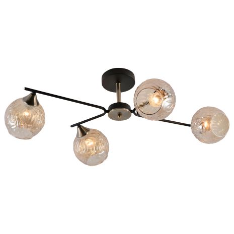 Декоративна люстра V XA1488/4 BK+AB