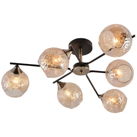 Декоративна люстра V XA1488/6 BK+AB Декоративна люстра V XA1488/6 BK+AB