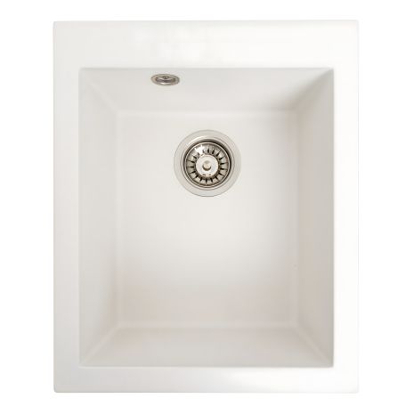 Кухонна гранітна мийка VALESO SOKIL 4150 матова Білосніжна Кухонна гранітна мийка VALESO SOKIL 4150 матова Білосніжна