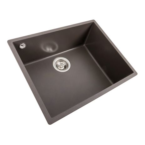 Гранитная кухонная мойка VALESO OASIS 5444, матовая, Темная Скала Гранитная кухонная мойка VALESO OASIS 5444, матовая, Темная Скала
