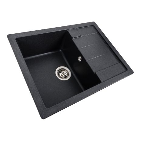 Гранитная мойка для кухни VALESO INTENSO 6550 матовая Карбон