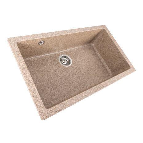 Гранітна мийка для кухні VALESO PARUANA 7945 матова Карамель