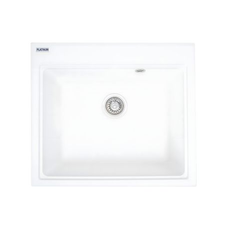 Гранітна мийка VESTA VALESO 5852 матова Білосніжна