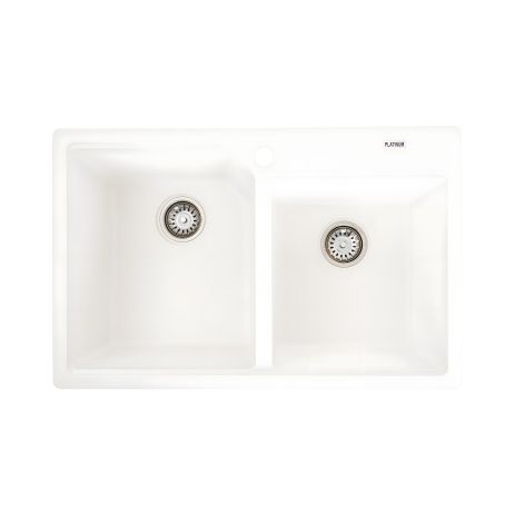 Гранитная мойка для кухни VALESO 7850 HARMONY матовая Белоснежная роскошная Гранитная мойка для кухни VALESO 7850 HARMONY матовая Белоснежная роскошная