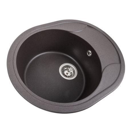 Гранитная мойка для кухни VALESO 5847 ONYX матовый Гренадин