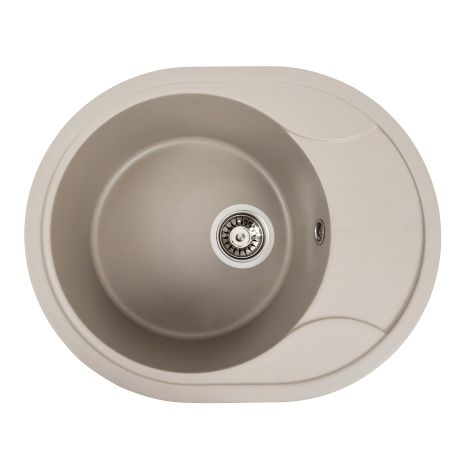 Гранітна кухонна мийка VALESO 5847 ONYX матового кольору Титан