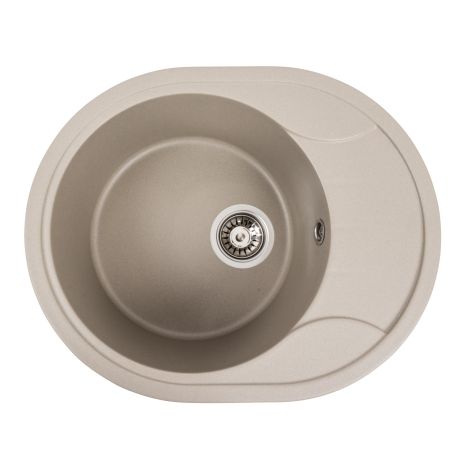 Гранитная мойка для кухни VALESO 5847 ONYX матовый Титан