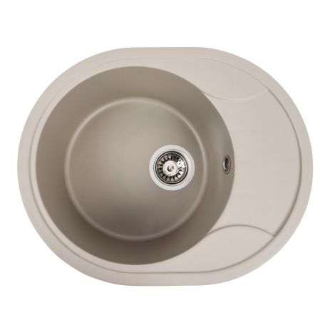 Гранитная мойка для кухни VALESO 5847 ONYX в матовом цвете Титан