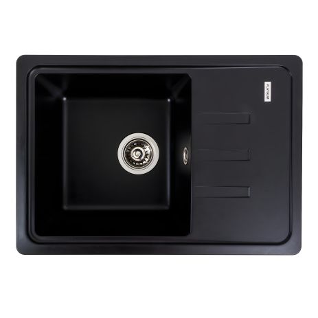 Гранітна кухонна мийка VALESO LIANA 6243 матова Чорна