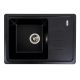 Черная матовая гранитная мойка VALESO LIANA 6243 для кухни