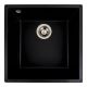Кухонная мойка из гранита VALESO 4040 RUBA черный матовый