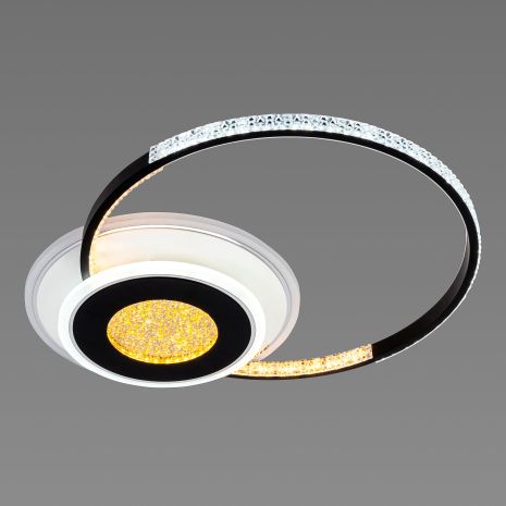 Люстра светодиодная акриловая Sirius C7067/500 WH+BK (RGB) 80W+8W Люстра светодиодная акриловая Sirius C7067/500 WH+BK (RGB) 80W+8W