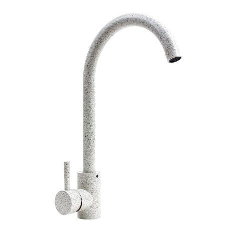 Змішувач кухонний VALESO 56 B NESP (3008 A), білий в крапку