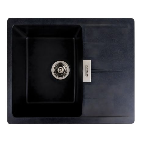 Кухонна гранітна мийка VALESO ZIRKONE 6250 матова Карбон