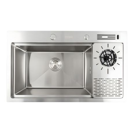 Кухонная мойка из нержавеющей стали 78*46, Platinum Handmade