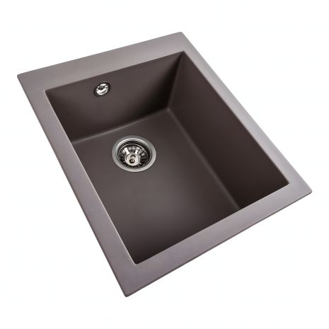 Гранитная кухонная мойка VALESO 4150 SOKIL матовая Дюна Гранитная кухонная мойка VALESO 4150 SOKIL матовая Дюна