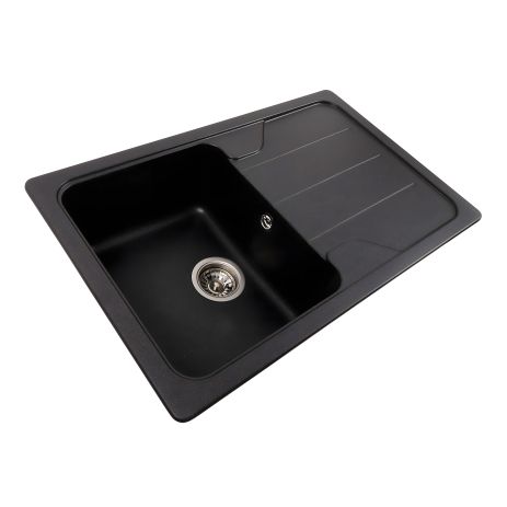 Мойка гранитная для кухни VALESO VERONA 7850 матовая Морион Мойка гранитная для кухни VALESO VERONA 7850 матовая Морион