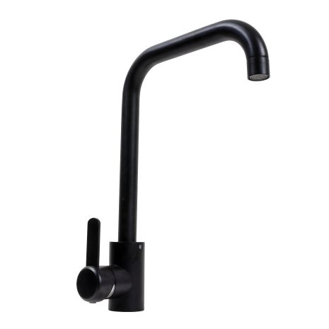 Кухонный смеситель Platinum KT 11 (3008B-FH) матовый черный