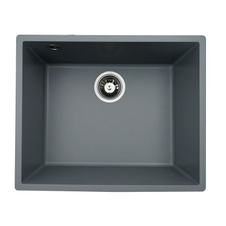Кухонна гранітна мийка VALESO OASIS 5444: матова сірий металік Кухонна гранітна мийка VALESO OASIS 5444: матова сірий металік