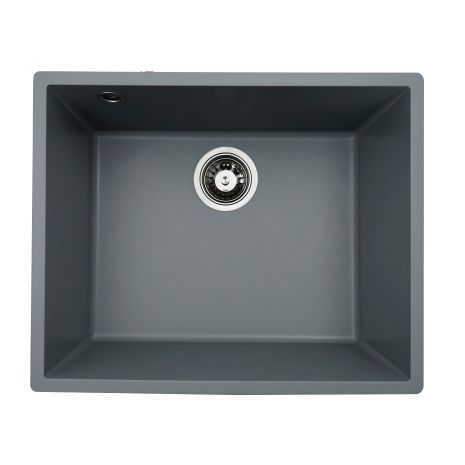 Гранитная мойка для кухни VALESO OASIS 5444 матовая Серый металлик Гранитная мойка для кухни VALESO OASIS 5444 матовая Серый металлик