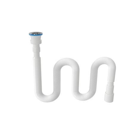 Подовжений сифон 1470 мм, випуск 64 мм Nova 1263 Подовжений сифон 1470 мм, випуск 64 мм Nova 1263