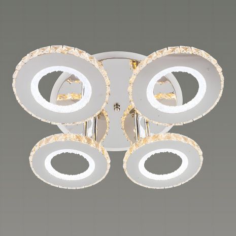 Акрилова світлодіодна люстра Sirius B S2322/4