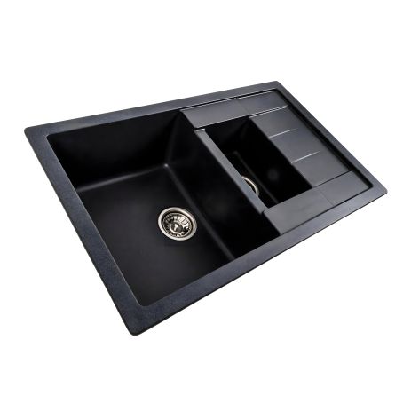 Гранітна кухонна мийка VALESO TOSKANA 7850W, матова, Карбон