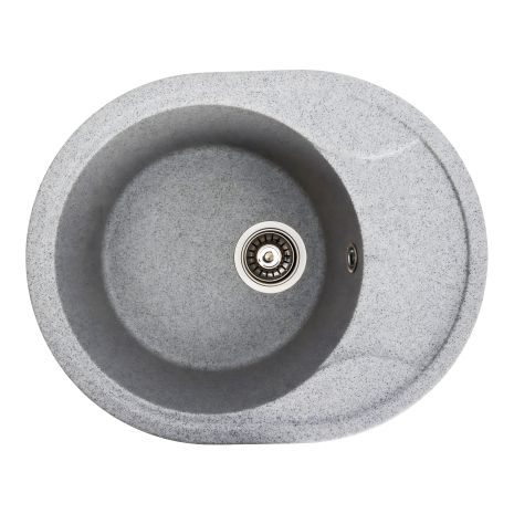 Кухонна гранітна мийка VALESO ONYX 5847 матова сіра Кухонна гранітна мийка VALESO ONYX 5847 матова сіра