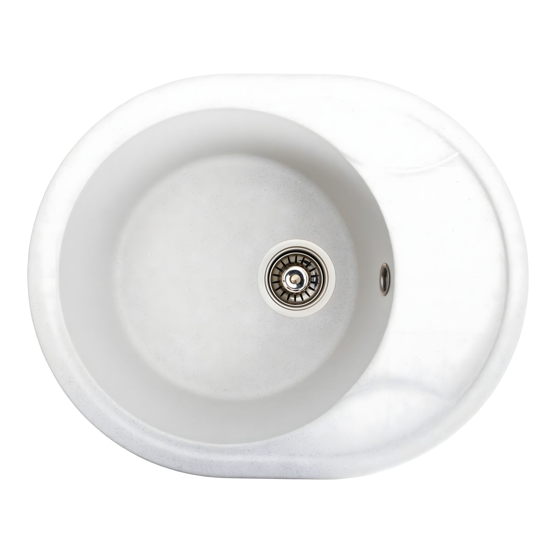 Гранитная кухонная мойка VALESO ONYX 5847 матовая Белая в точку Гранитная кухонная мойка VALESO ONYX 5847 матовая Белая в точку