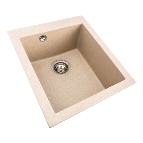 Кухонная гранитная мойка VALESO SOKIL 4150, матовая Сафари Кухонная гранитная мойка VALESO SOKIL 4150, матовая Сафари