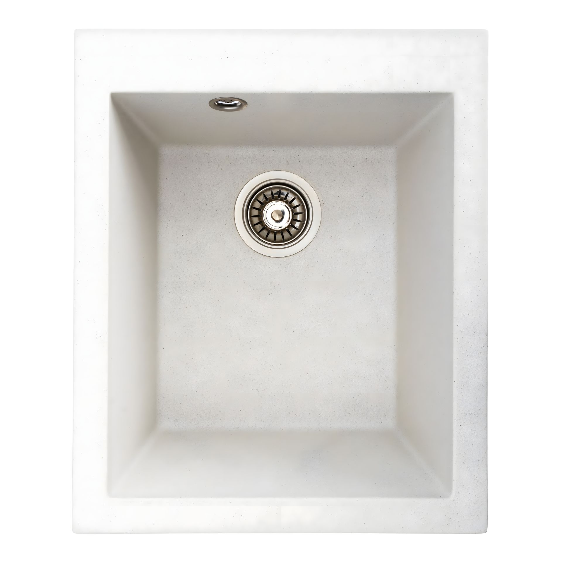 Кухонная гранитная мойка VALESO SOKIL 4150 матовая Белая в точку Кухонная гранитная мойка VALESO SOKIL 4150 матовая Белая в точку