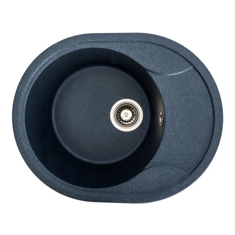 Кухонная гранитная мойка VALESO ONYX 5847, матовая Антрацит Кухонная гранитная мойка VALESO ONYX 5847, матовая Антрацит