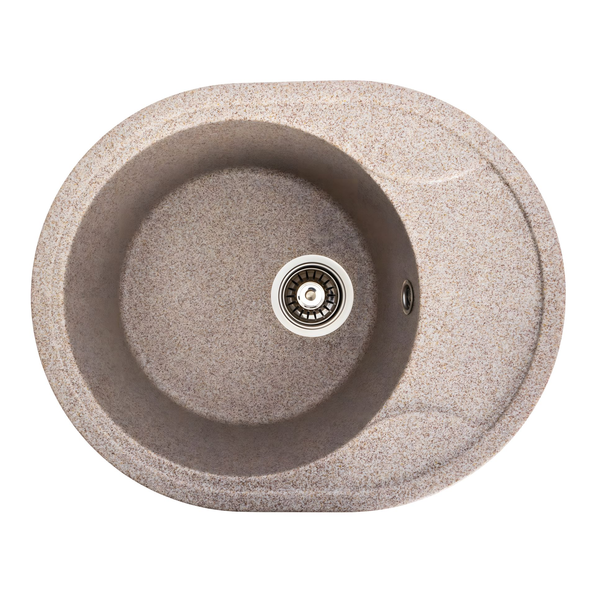 Гранитная кухонная мойка VALESO ONYX 5847 матовая, цвет Карамель Гранитная кухонная мойка VALESO ONYX 5847 матовая, цвет Карамель