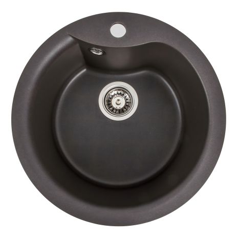 Кухонная гранитная мойка VALESO TURAS 480 матовая Темная Скала Кухонная гранитная мойка VALESO TURAS 480 матовая Темная Скала
