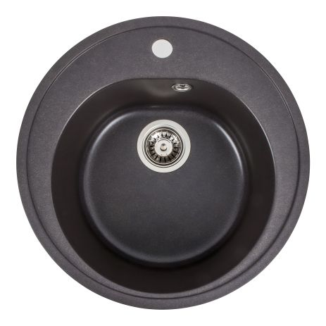 Гранітна мийка для кухні Platinum 510 LUNA матовая Гренадін