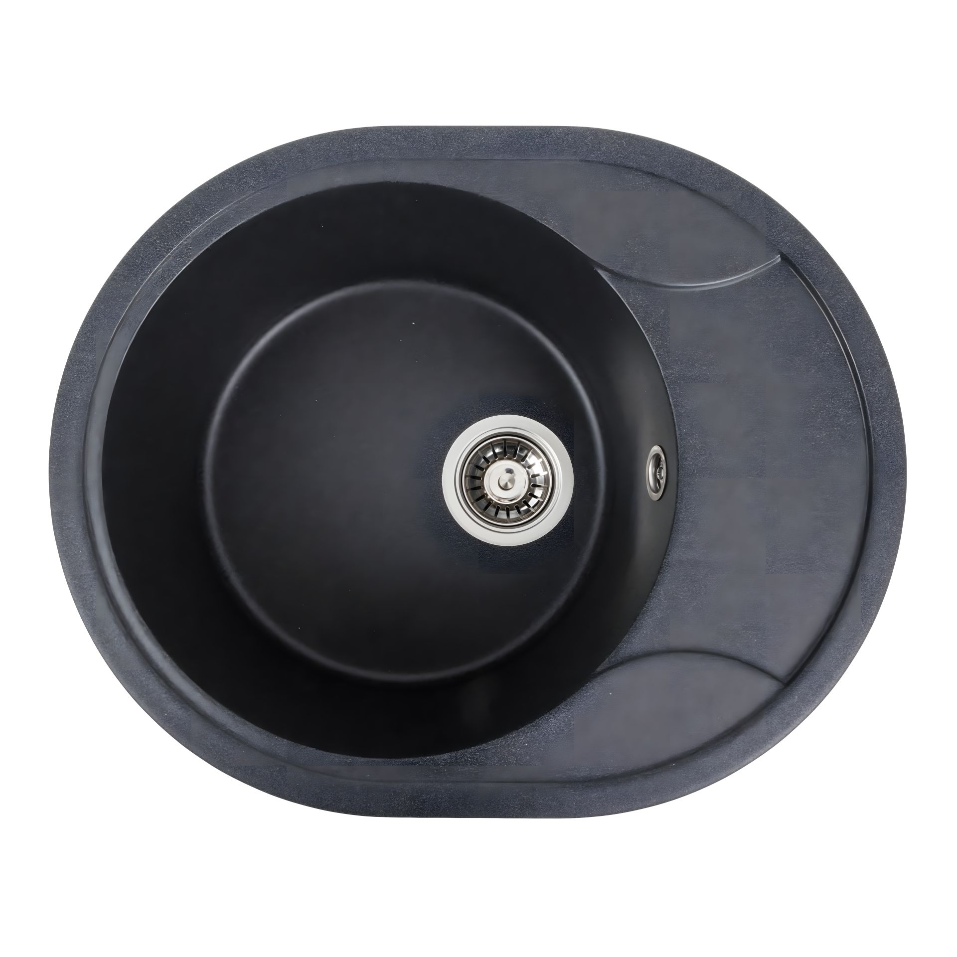 Кухонная мойка из гранита VALESO ONYX 5847 матовая Карбон Кухонная мойка из гранита VALESO ONYX 5847 матовая Карбон