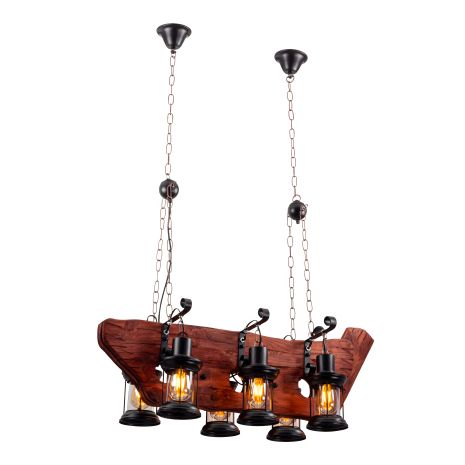 Підвісна люстра в стилі лофт Sirius H691-6 (на 6 лампочек)