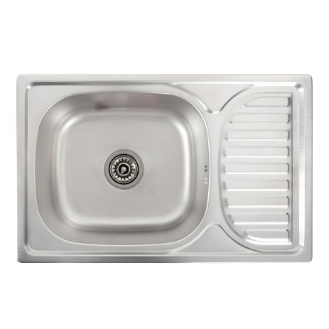 Кухонная мойка Valeso из нержавеющей стали ДЕКОР 6642 (0,8/180 мм) Кухонная мойка Valeso из нержавеющей стали ДЕКОР 6642 (0,8/180 мм)