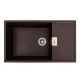 Гранитная мойка для кухни Platinum 8650 DIAMOND матовая Шоколад Гранитная мойка для кухни Platinum 8650 DIAMOND матовая Шоколад