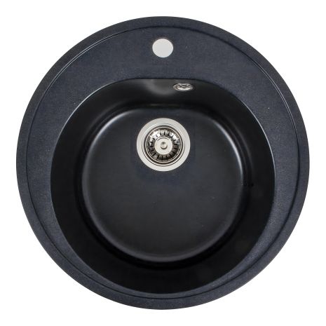 Кухонна мийка з граніту VALESO LUNA 510 матовий Карбон