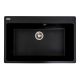 Черная гранитная мойка VALESO BOGEMA 7850 матовая для кухни Черная гранитная мойка VALESO BOGEMA 7850 матовая для кухни