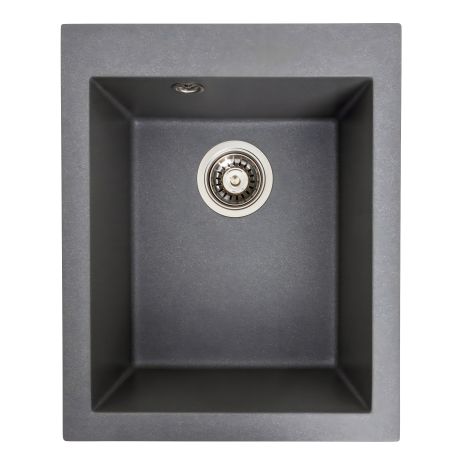 Кухонна гранітна мийка VALESO SOKIL 4150 матова Сірий мусон Кухонна гранітна мийка VALESO SOKIL 4150 матова Сірий мусон