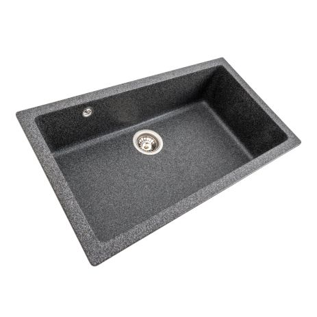Гранитная мойка для кухни VALESO 7945 Paruana матовая Графит