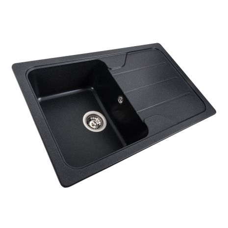 Гранітна мийка для кухні VALESO VERONA 7850 матова Карбон Гранітна мийка для кухні VALESO VERONA 7850 матова Карбон