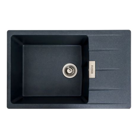 Кухонная гранитная мойка VALESO 7850 ROMA матовая (антрацит) Кухонная гранитная мойка VALESO 7850 ROMA матовая (антрацит)