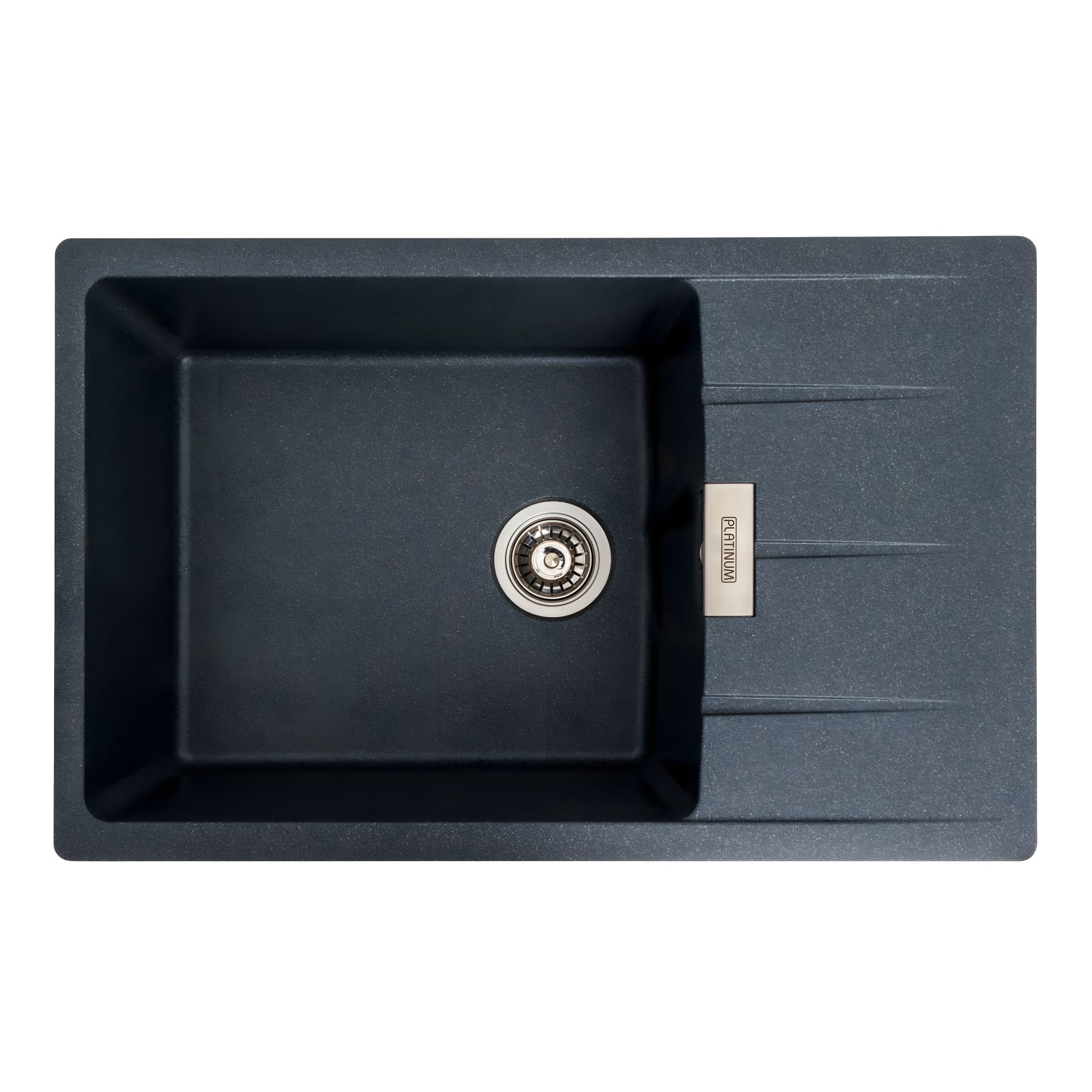 Гранітна мийка для кухні VALESO 7850 ROMA антрацит матова Гранітна мийка для кухні VALESO 7850 ROMA антрацит матова