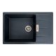 Гранітна мийка для кухні VALESO 7850 ROMA антрацит матова Гранітна мийка для кухні VALESO 7850 ROMA антрацит матова
