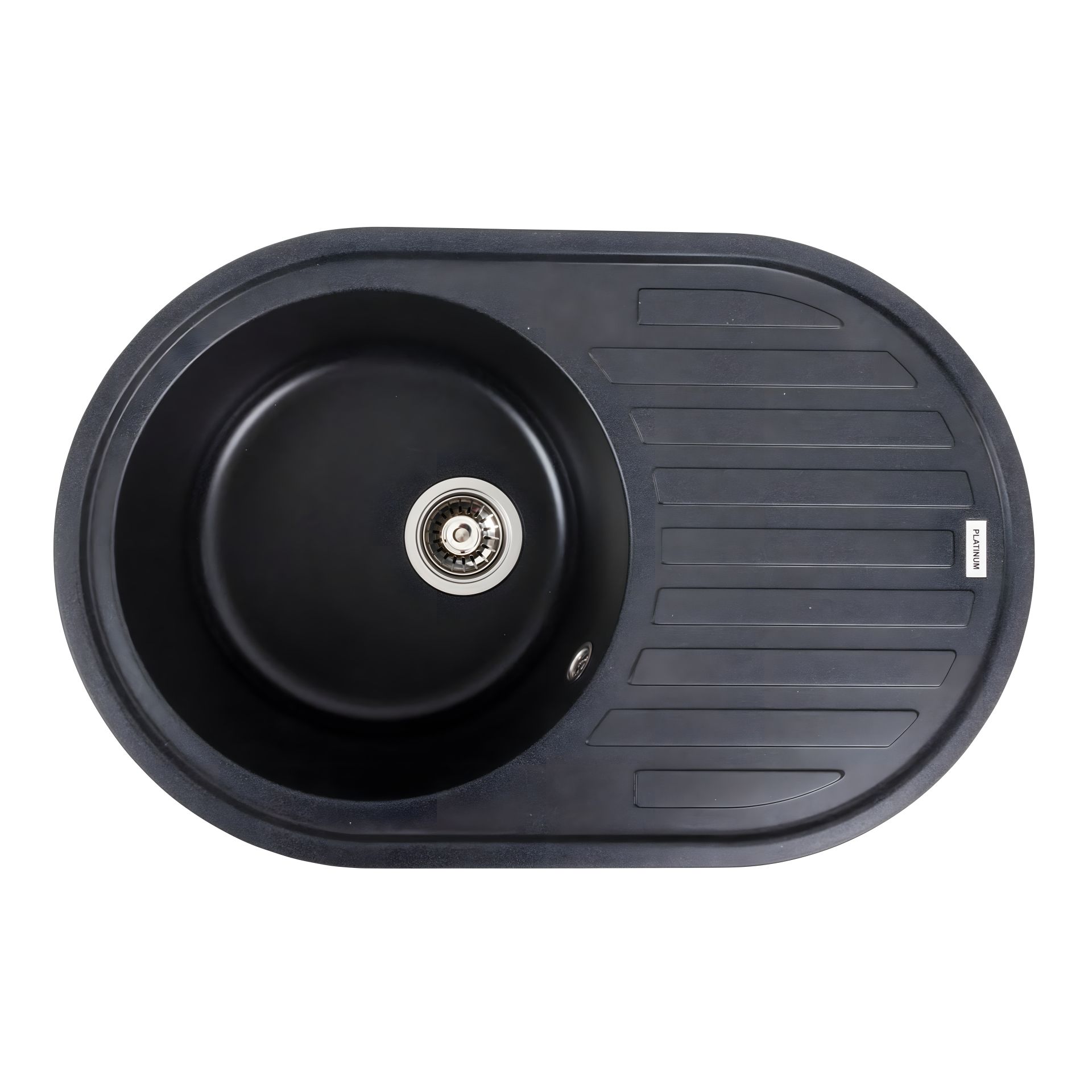 Мийка гранітна для кухні VALESO LIRA 7750, матова Карбон Мийка гранітна для кухні VALESO LIRA 7750, матова Карбон